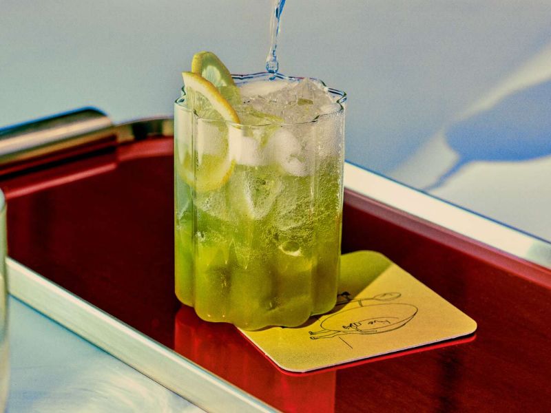 Cocktail Matcha Highball